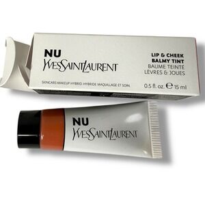 NEW YSL Nu Lip & Cheek Balmy Tint Nu Pinch 15ml Shea Hyaluronic Skincare Makeup